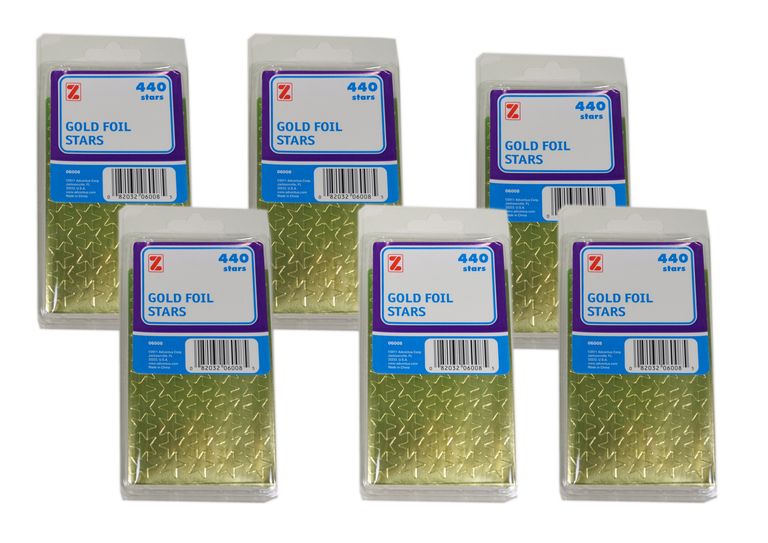 Foil Stars Gold 440ct