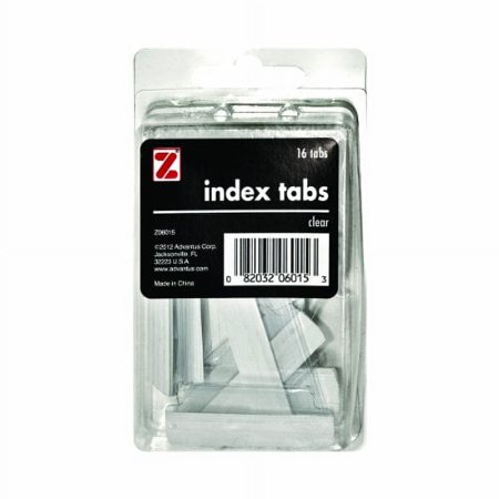 Index Tabs Adhesive Clear