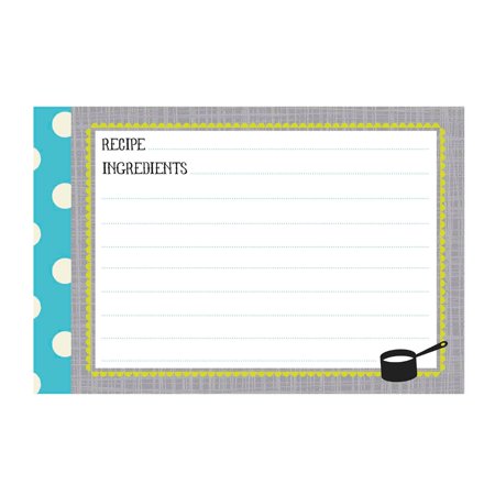 Recipe Cards 4x6 Kitchen Gear