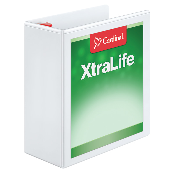 4" View Binder 'D' X-Life WHT