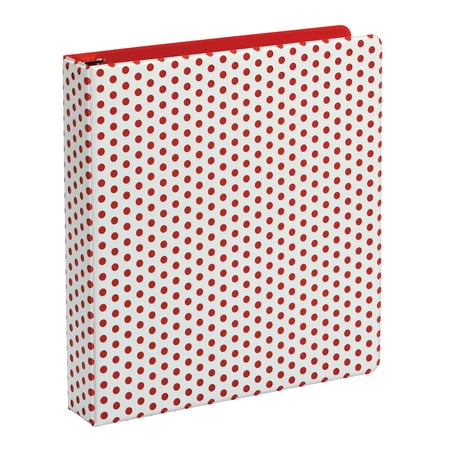 1.5" Binder Punch Pop Red