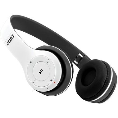 Coby BT Headphones White