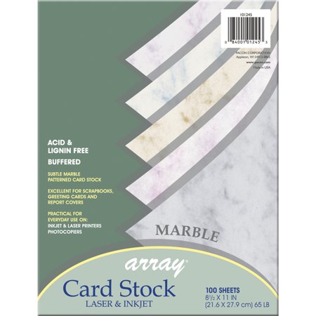 Card Stock Marble 65 LB 100ct