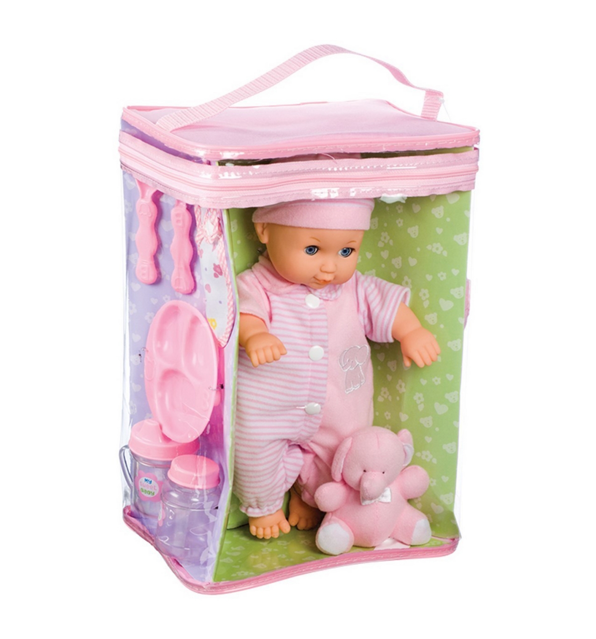 11" Soft Doll Baby Ensemble