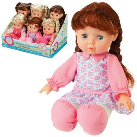12" Soft Doll w/ Braids