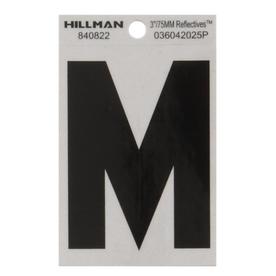 3" Reflective "M"