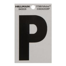 3" Reflective "P"