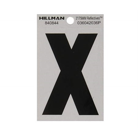 3" Reflective "X"