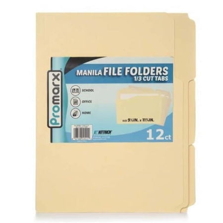 File Folders Manila - 12pk.