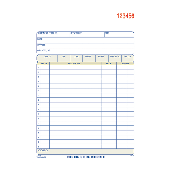 Sales Order Book 2 Part 5x8