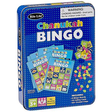Chanukah Bingo Game Tin