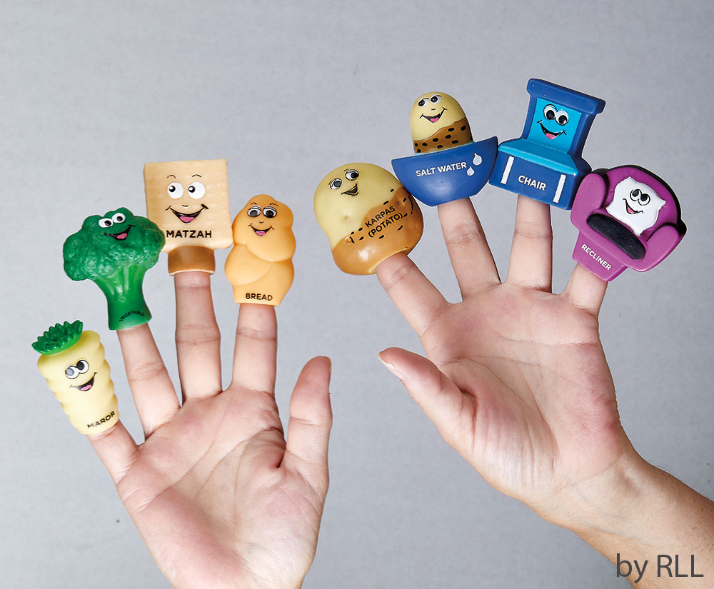Four Questions Finger Puppets