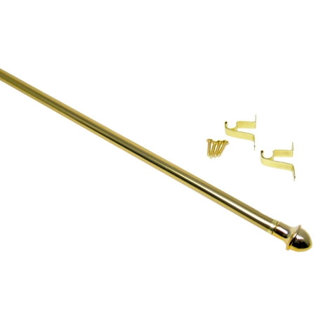 Cafe Rod 7/16" 28"-48" Brass