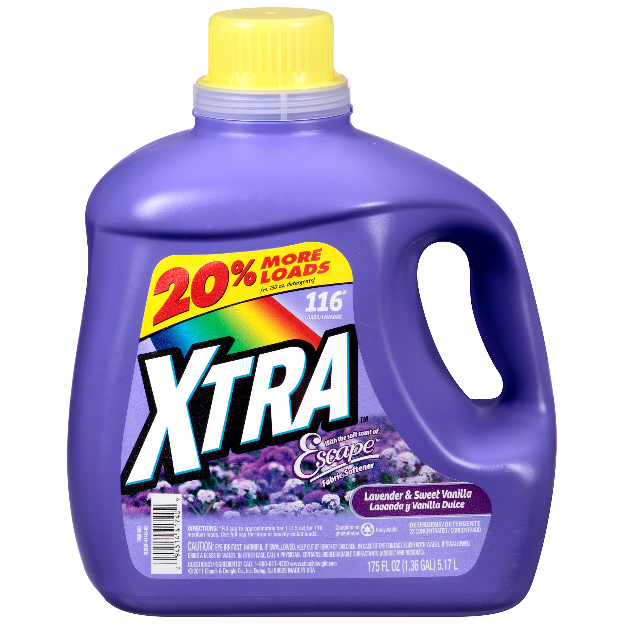 Xtra Liquid HE 116 load/175 oz