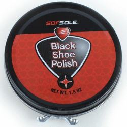 Shoe Polish Paste BLK 1.5oz SS