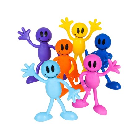 12-pk Bendable Smileys