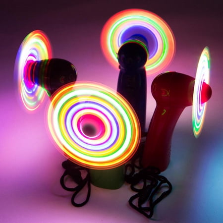 Fan Necklace Light-Up 4"