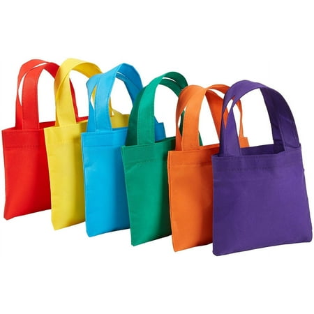 Tote Bag 6" 12ct. Asstd Colors