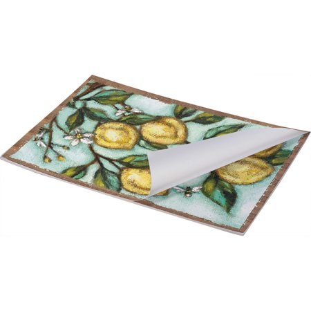 Placemat Pad - Lemons 24ct