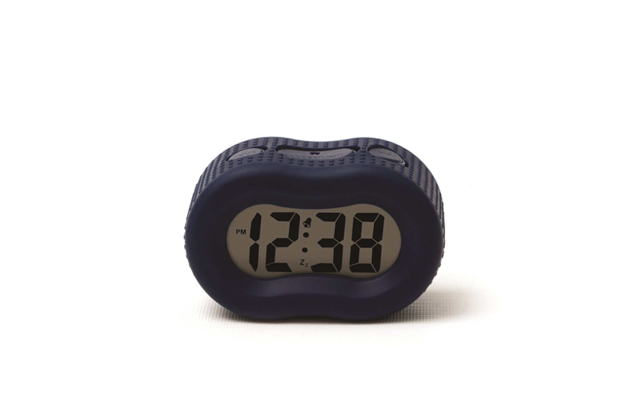 Alarm Clock Soft Rubber Blue