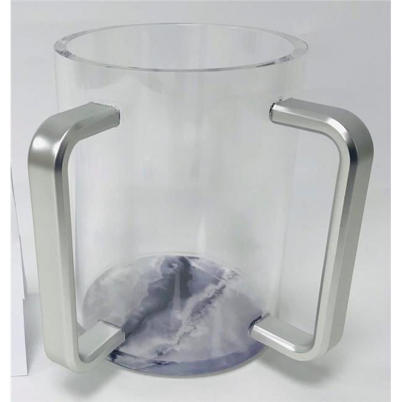 Washcup Acrylic 911124 Clr/Slv