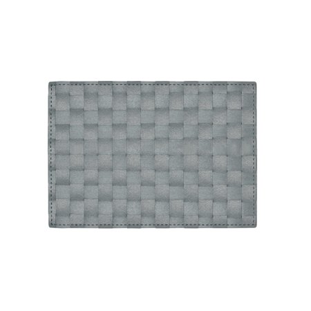 Placemat Woven Look AQUA