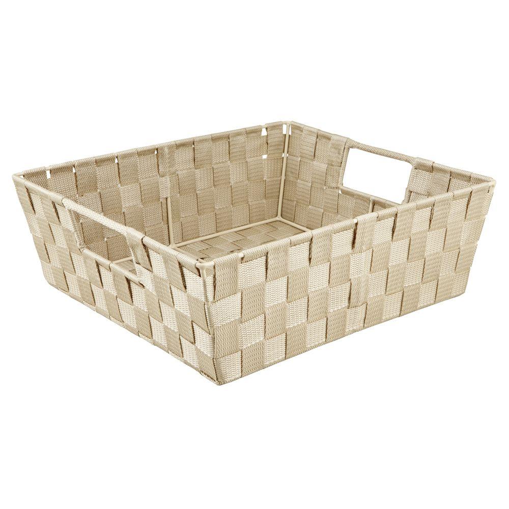 Woven Tote MED 13x15x5 Ivory