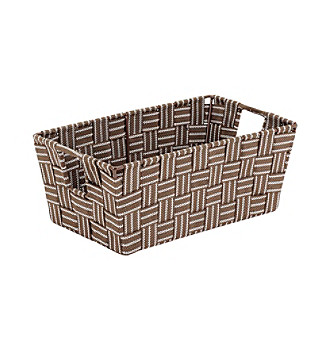 Woven Tote SML 6x11x4 Grey