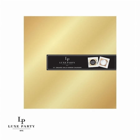 Charger Square 12" Gold LtWt