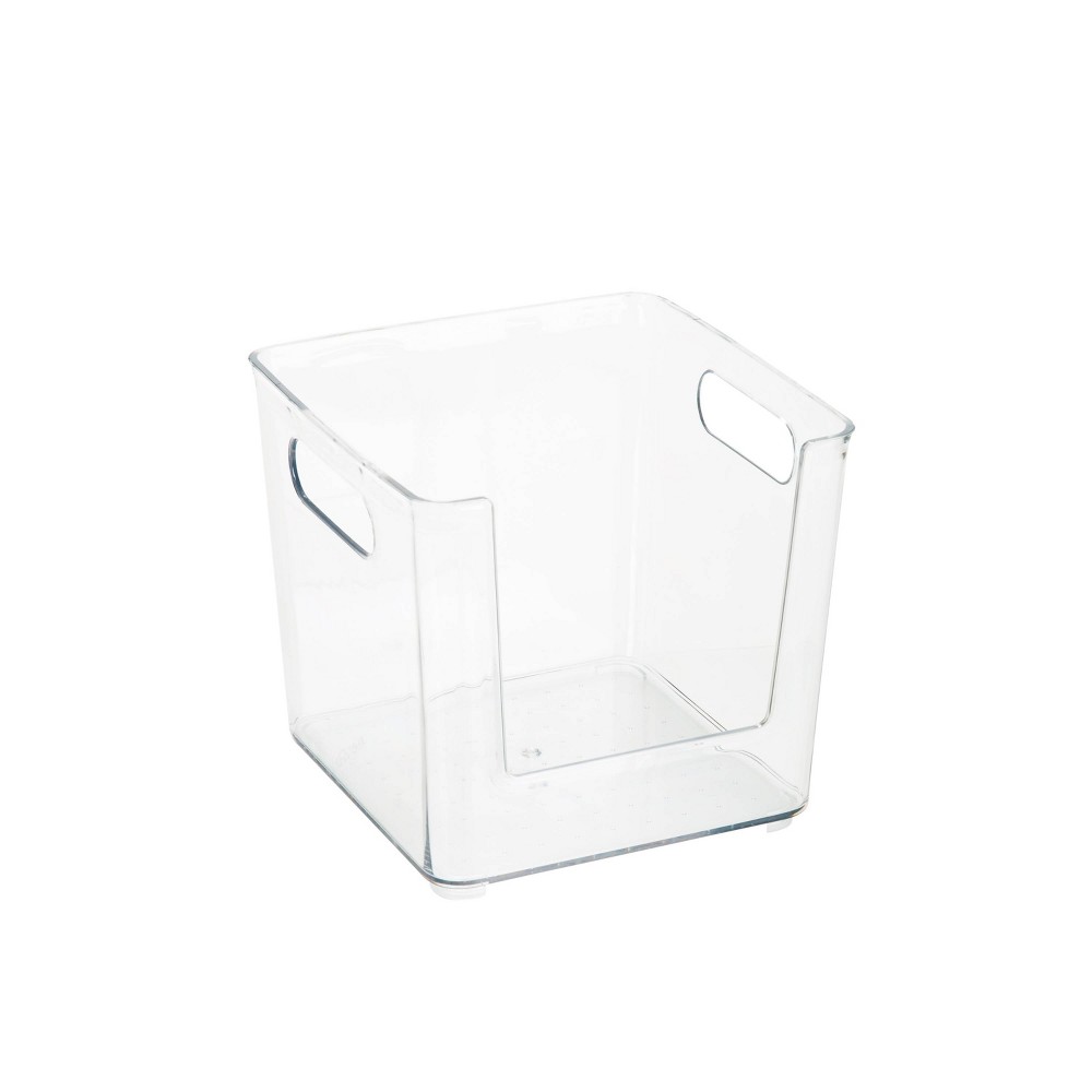 Bin 6x6x6 w/Handle Clear Kenne