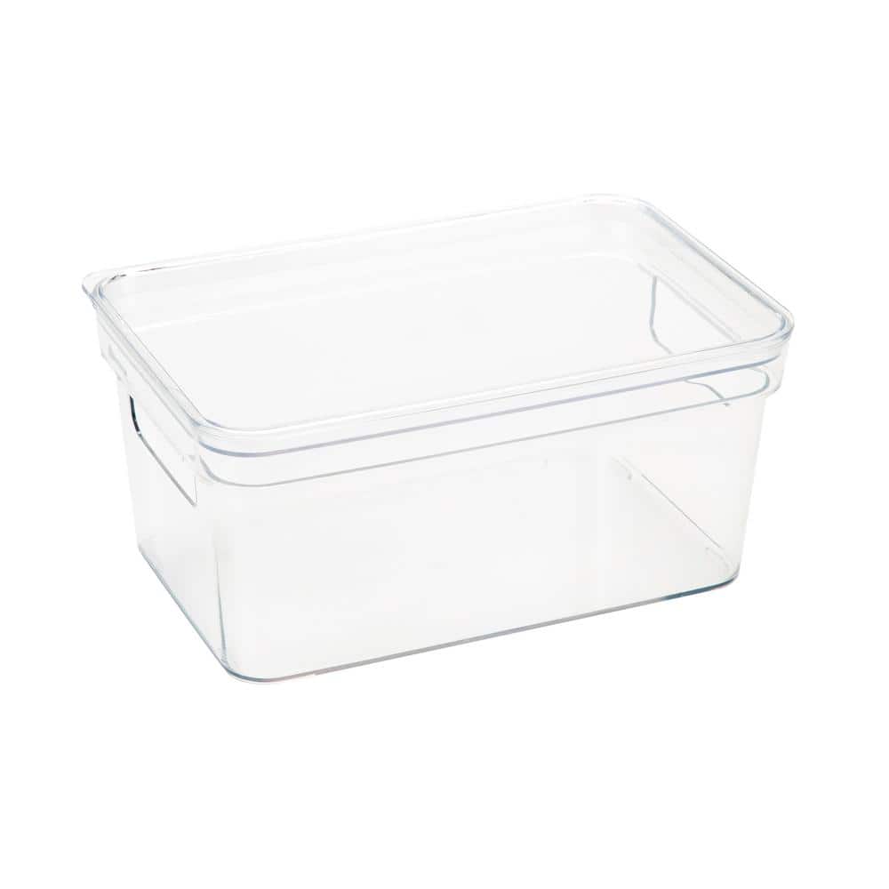 Bin 4x6x10 w/Lid Clear Kennedy