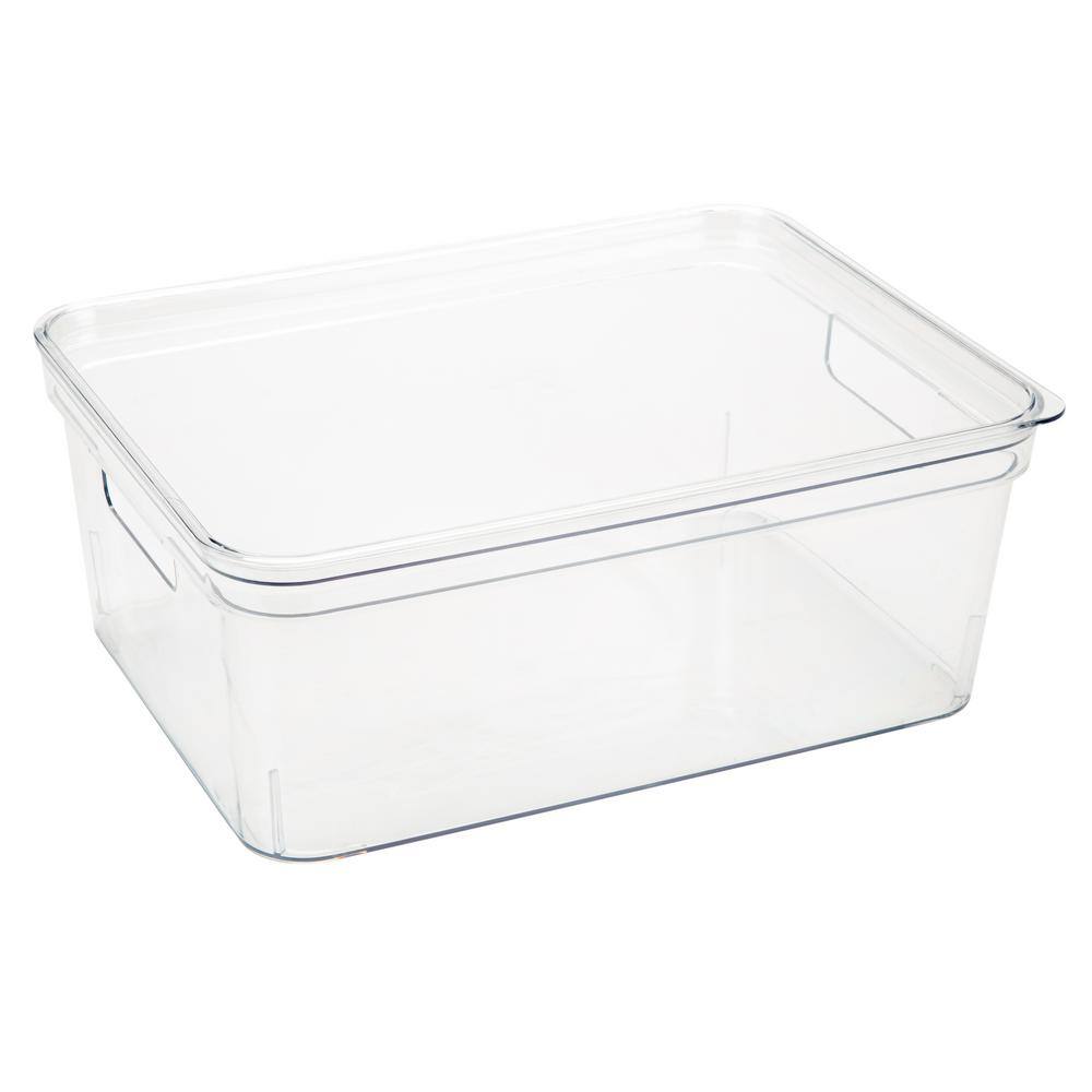 Bin 5x10x14 w/Lid Clear Kenned