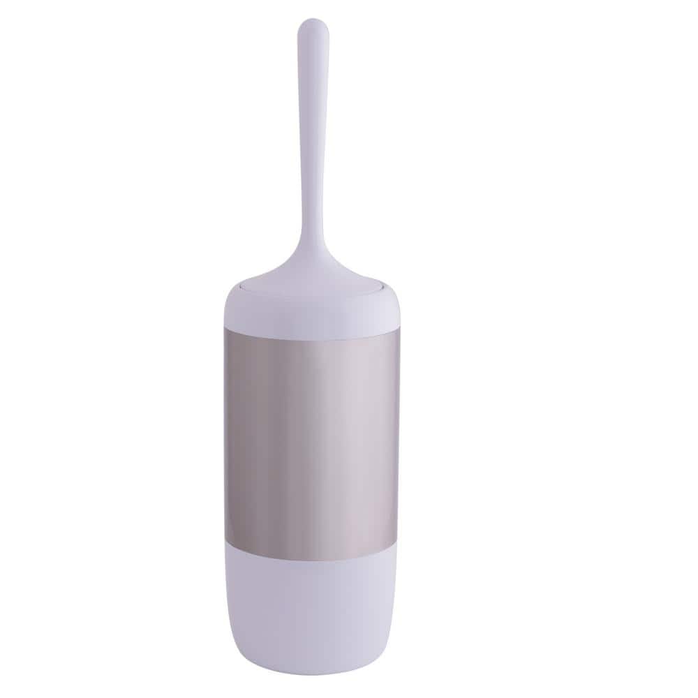 Toilet Brush Set SS+PP/WHT