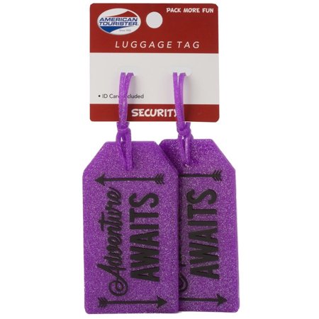 Luggage Tag 2ct Jelly "advent"