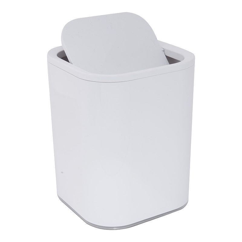 Waste Acrylic Bin White 8L Rnd
