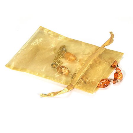 Organza Bag 5x7 10/ 12pk .Gol