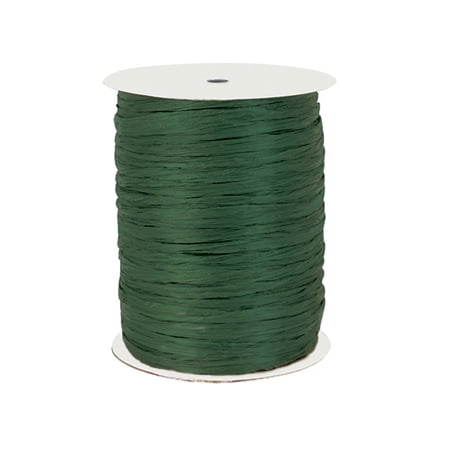 Raffia ¼"x100yd Hunter Green