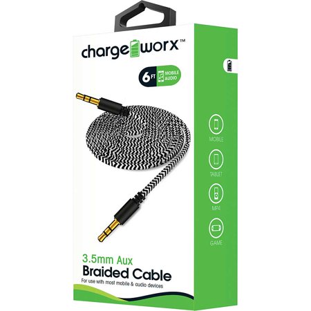 Audio Cable 6' Braided (3.5)
