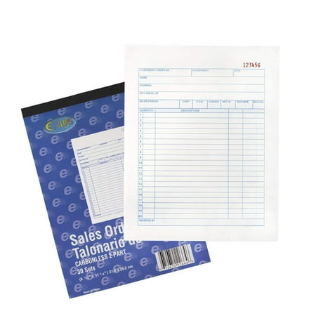 Sales Book Carbonless 8.5x11.5