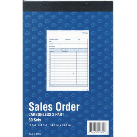 Sales Book Carbonless 6" x 9"