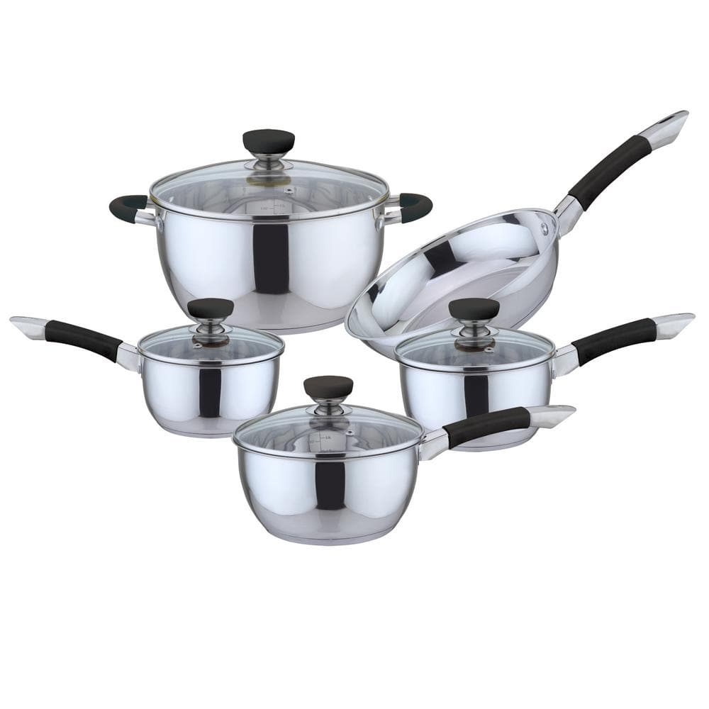Culinary edge 9pc Stainless/Bl
