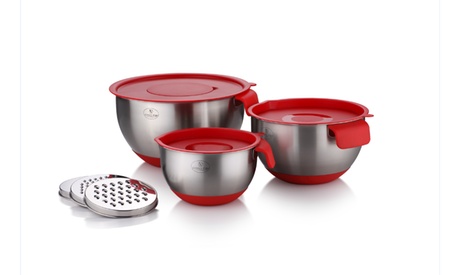 Mixing Bowl Set 1/3/5 SS/Black