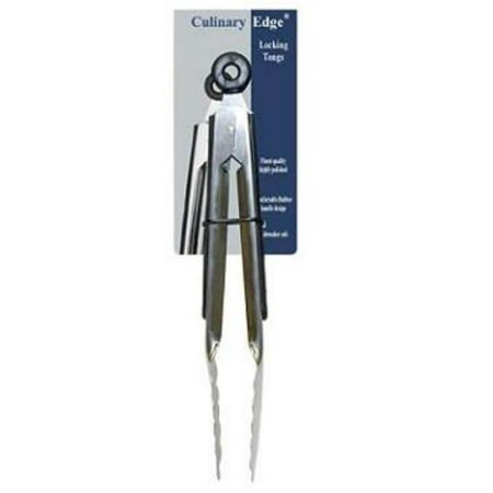 Tongs 9" SS/Blk Culinary Edge