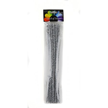 Chenille Stems Tinsel Silver25