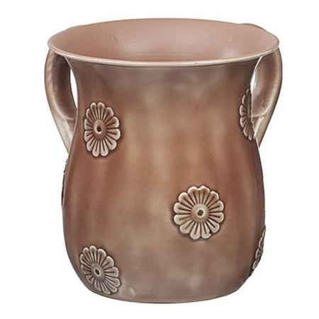 Washcup PC 26932 Tan Flower