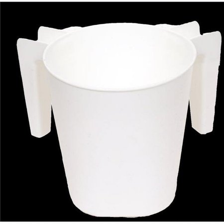 WashCup Plastic SQ White AMJ