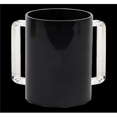 Washcup Acrylic 57188 Blk+Clr
