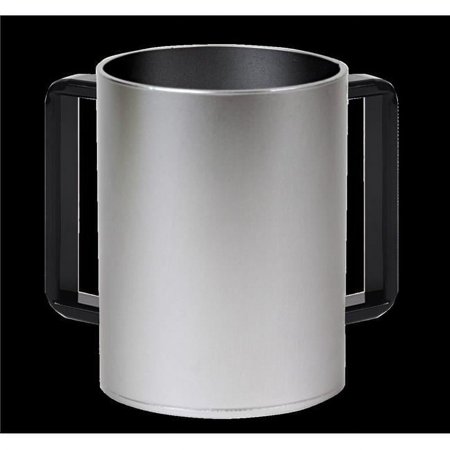 Washcup Acrylic 57190 Slvr+Blk