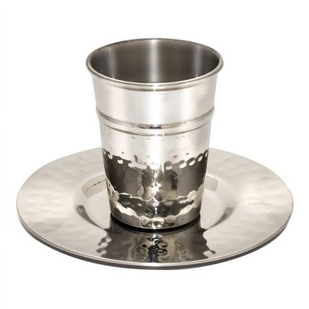 Becher Set SS 3.5" Hammered