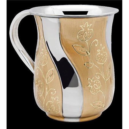 Washcup SS 60044 Gold/Floral